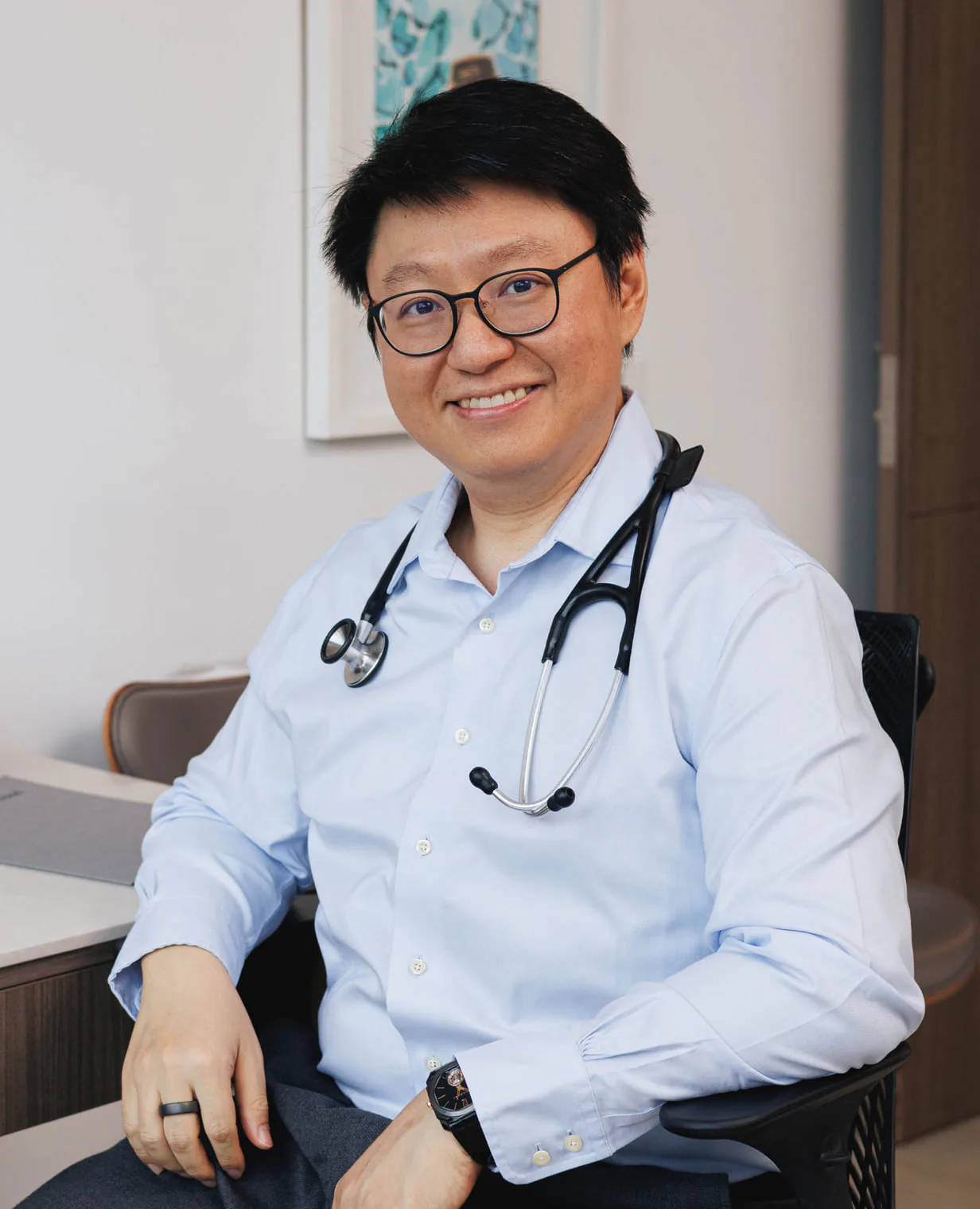 Portrait of Dr Todd On