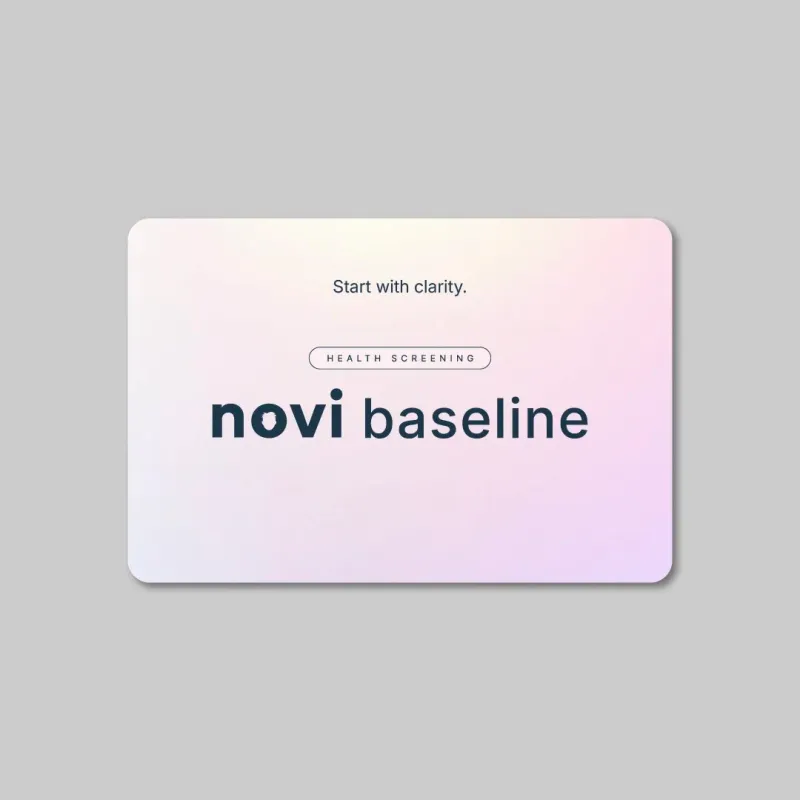 NOVI Baseline Health Assessment Gift Voucher